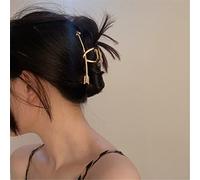 Hair Claw Clips for Women Claw Clips,Hair Claw,Shark Clip, Korea'S One Arrow Through The Heart Arrow Love Simple Metal Clip Claw Clip Shark Clip Hairpin Bright Gold