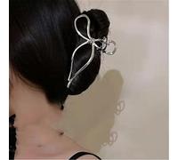 Hair Claw Clips for Women Claw Clips,Hair Claw,Shark Clip, Pearl Bow Knot Grab Clip Hair Catch The Back Of The Head Shark Clip Hair Jewelry Style 4