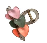 Hair Claw Clips, Hair Clips | Hair Clips for Girls Heart Shape, Hair Accessories Hair Clips with Hair Clip for Formal Events, Bath, Travel,