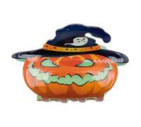 Hair Claw Clips Halloween Theme Glowing In Dark Hair Claw Pumpkin Hair Catch Barrettes Strong Hairpin For Girls
