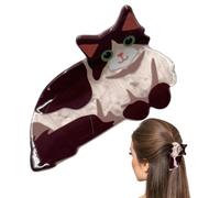 Hair Claw Clips | Non-Slip and Portable Cat Design | Strong Hold Clips for Thick Hair | For Travel, Business Trip, Home, Outdoor, School and for Your Girlfriend