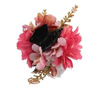 Hair Claw Clips Women Medium, Creative Flower Rose Clip Elegant | Polyester Fabric, Realistic Design, Versatile Back Clip, Resistant to Deformation, Casual Day out Special Event