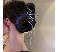 Hair Claw Clips Women Thin Hair Hair Stick,Hairpins,Hair Pin Stick Women Tassel Hair Claw Diamond Chain Clip Barrette Headdress Hairpin Women Hair Accessories