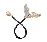 Hair Claws Butter Fly Shape - Fish Tail Hair Claw, Claws Clips French Twist, Elegant Mermaid Hair Clips, Mermaid Shape Metal Hair Clip, Hair Clip With Pearl, Strong Hold Barrettes and Clamps Pearls