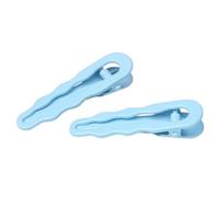 Hair Clip Base 10pcs Metal Hairpins Making Accessories Colorful Wave Hair Clip Setting Base DIY Women Girls Jewelry(Light blue)
