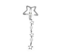 Hair Clip Charming Side Banger Hairpin Colorful Five Pointed Star Hair Clip Pentagrams Pendent Jewelry Women
