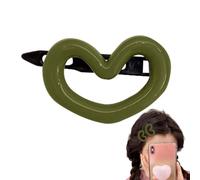 Hair Clip Claw - Non Slip Hair Claw, Pendant Hair Pearl | Portable Hair Claw Hair Accessories, Thinner Thick Hair Styling Fashion Hair, Heart Shape Claw Hair Accessories for Women, 4.5 x 2.5 x 1.5cm