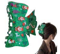 Hair Clip - Comfortable Hair Clips with Christmas Elements,Christmas Elements Portable Hair Accessories for Family Friends Children Christmas