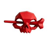 Hair Clip for Statement Looks, 3D Printed Skull Barrette with Openwork Design, Daily Event Styling Accent Goth Hair Clasp Skull Bun Holder Dark Aesthetic Costume Headpiece Alternative Fashion Themed
