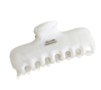 Hair Clip for Women Updo Styling Resin Marbled Hair Gripper with Spring Hinge Rounded Teeth for Daily Decors Resin Accessory Marbled Jaw Clip Rounded Teeth Spring Hinge Updo Accessory
