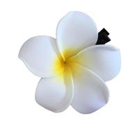 - Hair Clip - Frangipani Accessory, Small Flower Clip, Wedding Hair Hairpiece | Use a practical and cute style ornament for women beach party decoration
