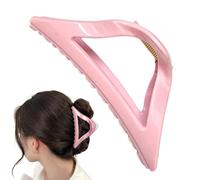 Hair Clip Hair Accessories for Girls Hair Clip Triangular Silicone Claw Clip Elegant for Party Wedding School Sports Daily Travel