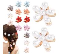 Hair Clip, N Hair Clip, 16 x Non-Slip Hair Clips with Rhinestones, Small Claw Clips, Hair Clips with Strong Hold, Hair Accessories for Women and Girls