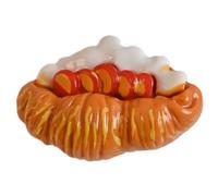 Hair Clip Novelty Simulation Bread Shape Hairpin For Ponytail Braids Novelty Look Hairpins For Teens Children Hair Pins For Woman Hair Accessories Festival Hair Pins For Daily Hairstyles Bread