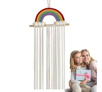 Hair Clip Organiser, Hair Clip Storage Hanger, Hair Bow Stand Wall Mount, Rainbow Design Hair Clip Organiser, Bow Organiser for Girls, Hair Bows for Small Jewellery, B