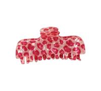Hair Clip with Leopard Pattern, B | PVC Spring Jaw Design for Half-Up Styles, Low Updos and Everyday Styling
