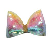 Hair Clip with Sequin Bow, Women's Bow Hair Pin, Glitter Hair Clips, Hair Accessories, Non-Slip Hair Clips, Hair Bows, Hair Accessories, Headpiece for Stage Performance, Colourful C