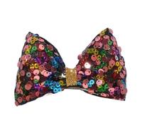 Hair Clip with Sequin Bow, Women's Bow Hair Pin, Glitter Hair Clips, Hair Accessories, Non-Slip Hair Clips, Hair Bows, Hair Accessories, Headpiece for Stage Performance, Colourful A