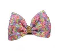 Hair Clip with Sequin Bow, Women's Bow Hair Pin, Glitter Hair Clips, Hair Accessories, Non-Slip Hair Clips, Hair Bows, Hair Accessories, Headpiece for Stage Performance, Colourful B
