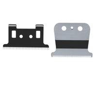 Hair Clipper Blade Compatible for BabylissPro FX787 FX707 FX726 Barber Replacement Spring Plastic Sheet DIY Parts(Black Set B)