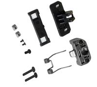 Hair Clipper Blade Compatible for BabylissPro FX787 FX707 FX726 Barber Replacement Spring Plastic Sheet DIY Parts(Black Set A)