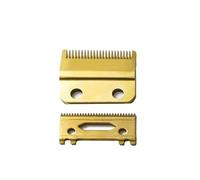 Hair Clipper Blade Screws Silver Golden Replacement Blade Hair Trimmer Steel Accessories Blade，Compatible for Kemei KM-1986(Gold Blade X1)