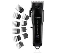 Hair Clipper by Supreme Trimmer - STC5030 Professional Clipper Set (300 Min Run Time) Cordless Beard Trimmer, Black Pro Clipper Taper Blade