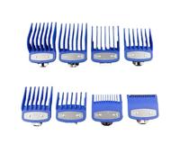 Hair Clipper Comb 8pcs/set Compatible With WAHL | Trimmer Attachment Hair Cutting Limited Comb Salon Haircut Tools(Blue)
