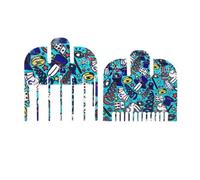 Hair Clipper Comb Compatible With WAHL Electric Clipper Barber | Compatible With Shop Hair Accessories(Blue)