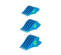 Hair Clipper Comb Large Limit Comb 32mm 38mm 51mm | Compatible With WAHL Hair Clipper Guards Barber Compatible With Shop Cutting Guide Combs Electric(Blue--3PC)