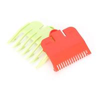Hair Clipper Guards Cutting Guides, 2 Pieces Professional Hair Clipper Guide Comb Round Tooth Design for Hair Cutting and Trimming