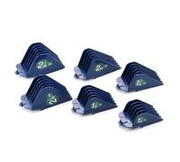 Hair Clipper Guards for Wahl Clippers, 2.5" 2.25 2 1.75 1.5 1.25 (#20 18 16 14 12 10)