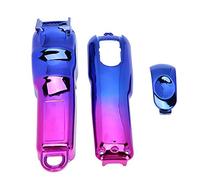 Hair Clipper Replacement Cover for 8418 8591, Electric Hair Trimmer Front Shell with Ergonomic Design, Durable ABS Upper and Lower Cover in 4 Colors (Blue)