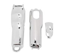 Hair Clipper Replacement Cover for 8418 8591, Electric Hair Trimmer Front Shell with Ergonomic Design, Durable ABS Upper and Lower Cover in 4 Colors (Silver)