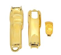 Hair Clipper Replacement Cover for 8418 8591, Electric Hair Trimmer Front Shell with Ergonomic Design, Durable ABS Upper and Lower Cover in 4 Colors (Golden)