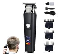Hair Clippers for Men, Household Digital Display Professional Electric Hair Clipper Set, Professional Barber Clippers and Trimmer Set, for Nose, Body, Face & Mustache (1 pcs)