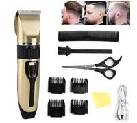 Hair Clippers for Men,Professional Cordless Hair Trimmer Precision T-Bladeds Outliner Grooming Baldheaded Shaver, Hair Groomer Kit for Mens/Kids/Baby/Pet,USB Rechargeable