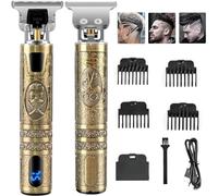 Hair Clippers Men Professional Beard Trimmer, Electric Self Hair Clippers with LCD Screen, Precision Outliner Trimmer-Smooth Clipping, Sharp Shavers-Rechargeable Battery
