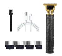 Hair Clippers Men Professional Beard Trimmer for Men Cordless Electric Hair Clippers T-Cutter Heads Trimmers Rechargeable Hair Trimmer with 4 Limit Combs Beard Grooming Kit for Barbers Haircut