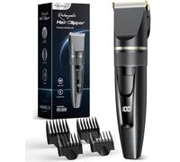 Hair Clippers Men,Professional Hair Trimmer Shaver with LCD Display,Cordless Beard Trimmer Barber Clippers with Ceramic Titanium Blade & Long-Lasting Battery for Men's Haircuts