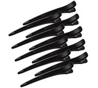 Hair Clips, 12pcs Professional Hair Clips for Styling Sectioning, Large Duck Bill Hair Clip for Women Men Girls, No Crease Anti-slip Hairdressing Clip for Long Short Thick Fine Hair, Black