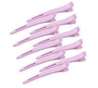 Hair Clips, 12pcs Professional Hair Clips for Styling Sectioning, Large Duck Bill Hair Clip for Women Girls, No Crease Anti-slip Hairdressing Clip for Long Short Thick Fine Hair, Purple