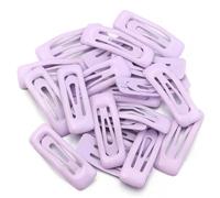 Hair Clips 150Pcs Solid Rectangle Hair Pins Sweet Decorate Bangs Metal Hair Clips Hair Accessories(Red)