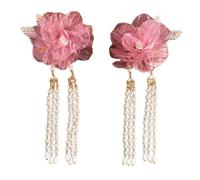 Hair Clips Chinese Ancient Hairpins Flower And Pearls Supplies Traditional Chinese Hair Jewelry Hair Accessories Set