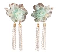 Hair Clips Chinese Ancient Hairpins Flower And Pearls Supplies Traditional Chinese Hair Jewelry Hair Accessories Set