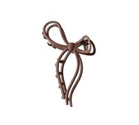 Hair clips,claw clips,claw clips,hair claw,shark clip, Women's Solid Color Hollow Bow Grab Clip Retro Geometric Hair Crab Hairpin Girl Shark Clip Headdress (Color : TS5276 1)(TS5276 5)