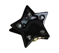 Hair clips claw,hair accessories for women,Small Star Hair Clip Small Heart Hair Clip Star Barrettes Star Claw Clip Heart Claw Hair Bangs Clip Heart Barrettes(Black)