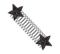 Hair Clips for Bangs Flexible Stretchy Invisible Metal Finish | Invisible hair clips and styling comb for daily life, work, commuting, travel, salon, dating, parties and birthdays