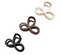 Hair Clips for Fine Hair, 3-Pack 8-Shape Clips Black, Ivory, Brown | Designed for Fine Hair, Matte Finish, Easy to Use, Deal for Birthdays, Holidays, or As a Small Surprise