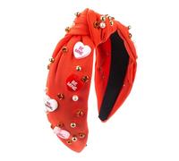 Hair Clips For Fine Hair Europe And The United States New Accessories Valentine's Day Headband Women Pearl High Cranial Top Knot All The Holiday Accessories Barrette Clips (RD3, One Size)